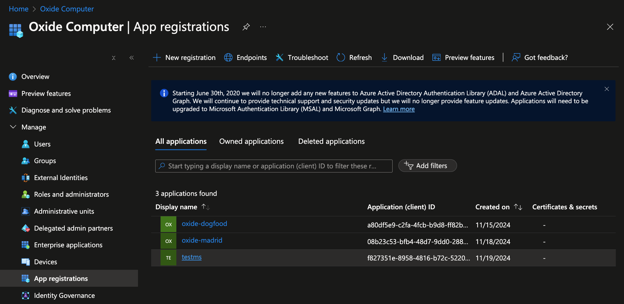 app-registrations